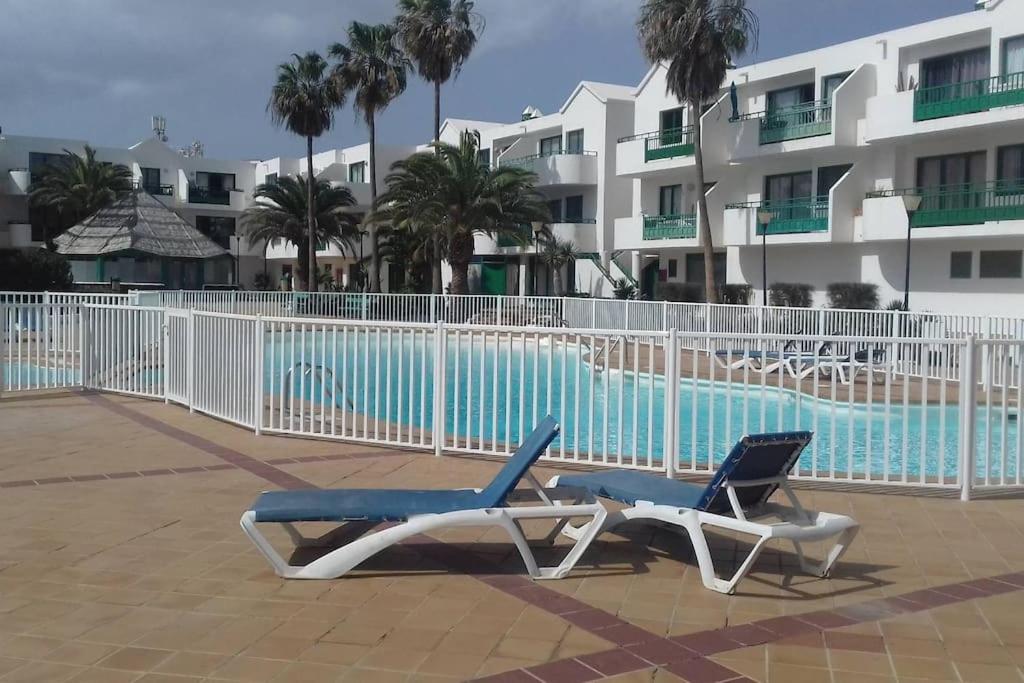 Ap 1ª Linea Playa Las Cucharas Costa Teguise Bagian luar foto